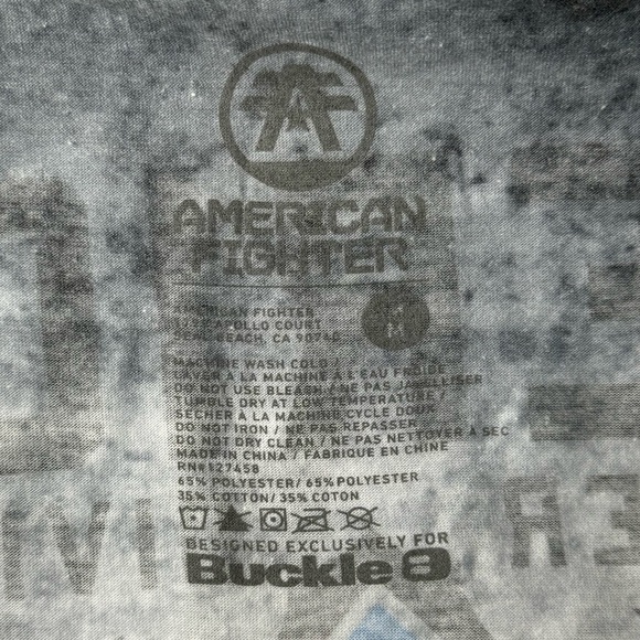 American Fighter Men's Graphic Short Sleeve T-Shirt - Size: M - NWT - Picture 10 of 11